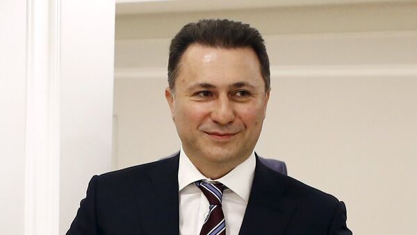 Ушедший в отставку премьер Македонии Никола Груевский Ушедший в отставку премьер Македонии Никола Груевский