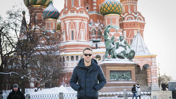 Исполнитель главной роли в фильме Дэдпул Райан Рейнольдс посетил Кремль Исполнитель главной роли в фильме Дэдпул Райан Рейнольдс посетил Кремль