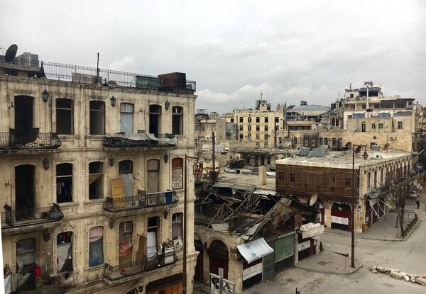 В историческом центре (Старом городе) в Алеппо В историческом центре (Старом городе) в Алеппо