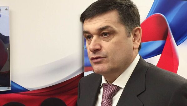 Депутат Госдумы от фракции Единая Россия Адальби Шхагошев. Архивное фото Депутат Госдумы от фракции Единая Россия Адальби Шхагошев. Архивное фото