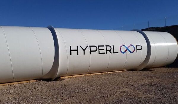 Разработки компании Hyperloop TechnologiesТруба компании Hyperloop Technologies. Архивное фото Разработки компании Hyperloop TechnologiesТруба компании Hyperloop Technologies. Архивное фото
