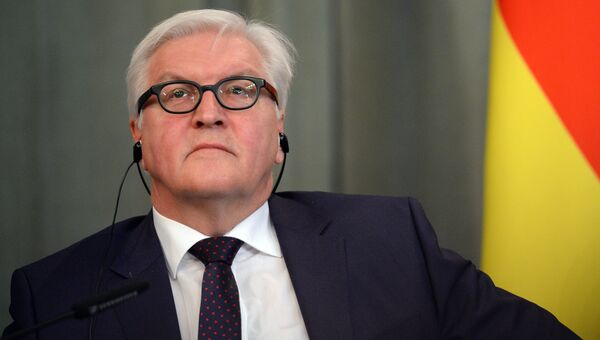 Министр иностранных дел Германии Франк-Вальтер Штайнмайер. Архивное фото Министр иностранных дел Германии Франк-Вальтер Штайнмайер. Архивное фото