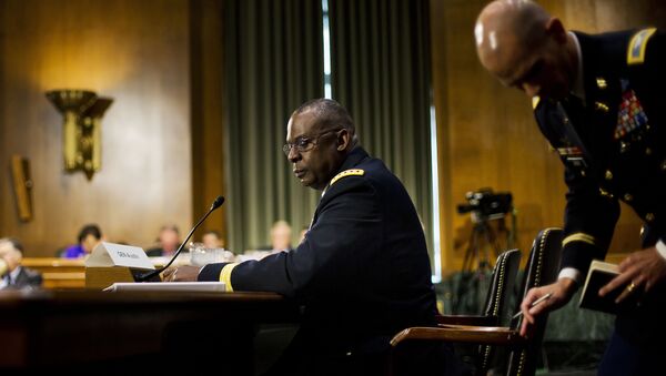 Генерал армии США Ллойд Джеймс Остин III. Архивное фото Генерал армии США Ллойд Джеймс Остин III. Архивное фото