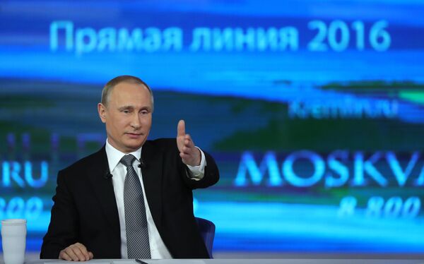 Прямая линия с президентом РФ В. Путиным Прямая линия с президентом РФ В. Путиным