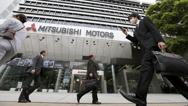 Здание главного офиса Mitsubishi Motors в Токио. 21 апреля 2016 Здание главного офиса Mitsubishi Motors в Токио. 21 апреля 2016
