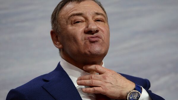 Председатель Правления Федерации хоккея России Аркадий Ротенберг. Архивное фото Председатель Правления Федерации хоккея России Аркадий Ротенберг. Архивное фото