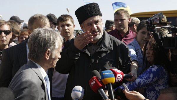 Депутат Верховной рады Украины Мустафа Джемилев. Архивное фото Депутат Верховной рады Украины Мустафа Джемилев. Архивное фото