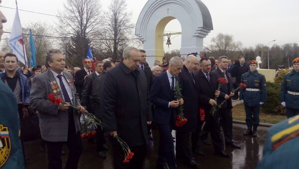 На Митинском кладбище прошел митинг, посвященный 30-й годовщине катастрофы в Чернобыле На Митинском кладбище прошел митинг, посвященный 30-й годовщине катастрофы в Чернобыле