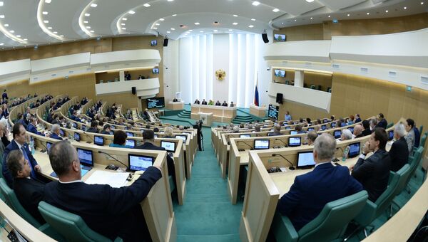 Заседание Совета Федерации РФ. Архивное фото Заседание Совета Федерации РФ. Архивное фото