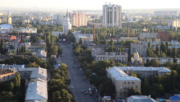Вид на Кольцовскую улицу в Воронеже Вид на Кольцовскую улицу в Воронеже
