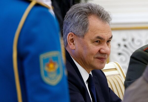 Министр обороны РФ Сергей Шойгу на совещании министров обороны государств-членов Шанхайской организации сотрудничества (ШОС) в Астане Министр обороны РФ Сергей Шойгу на совещании министров обороны государств-членов Шанхайской организации сотрудничества (ШОС) в Астане