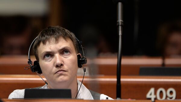 Надежда Савченко на заседании ПАСЕ. 20 июня 2016 Надежда Савченко на заседании ПАСЕ. 20 июня 2016