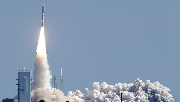 Запуск ракеты Atlas V. Архивное фото Запуск ракеты Atlas V. Архивное фото
