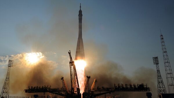 Старт ракеты-носителя Союз. Архивное фото Старт ракеты-носителя Союз. Архивное фото