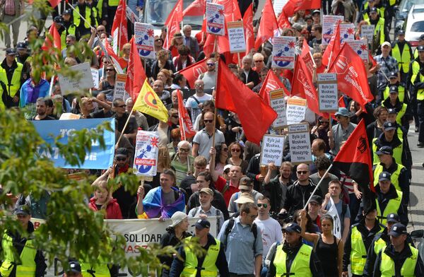 Акции протеста против саммита НАТО Акции протеста против саммита НАТО