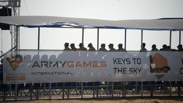 Военнослужащие во время международного конкурса Ключи от неба Военнослужащие во время международного конкурса Ключи от неба