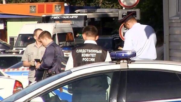 Работа оперативных служб на месте ЧП на посту ДПС на Щелковском шоссе Работа оперативных служб на месте ЧП на посту ДПС на Щелковском шоссе