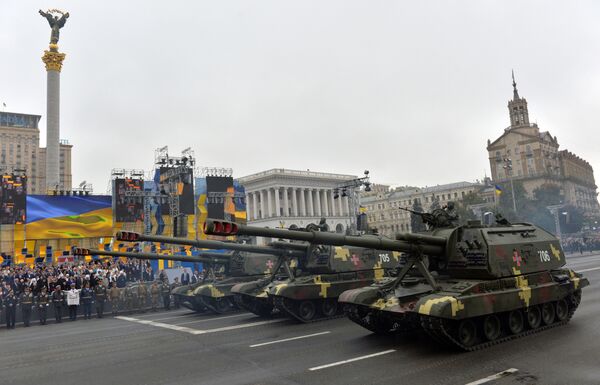 Военный парад в честь Дня Независимости Украины в Киеве Военный парад в честь Дня Независимости Украины в Киеве