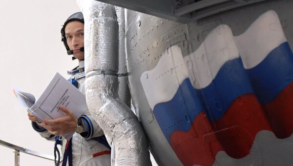 Космонавт Роскосмоса Сергей Рыжиков во время комплексных экзаменационных тренировок в Центре подготовки космонавтов имени Ю.А. Гагарина. Архивное фото Космонавт Роскосмоса Сергей Рыжиков во время комплексных экзаменационных тренировок в Центре подготовки космонавтов имени Ю.А. Гагарина. Архивное фото