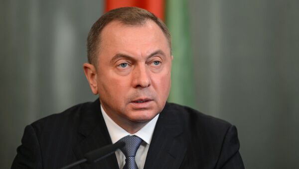 Министр иностранных дел Белоруссии Владимир Макей. Архивное фото Министр иностранных дел Белоруссии Владимир Макей. Архивное фото