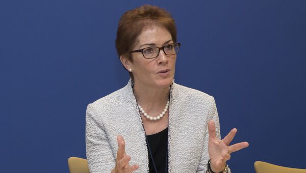 Посол США на Украине Мари Йованович. Архивное фото Посол США на Украине Мари Йованович. Архивное фото