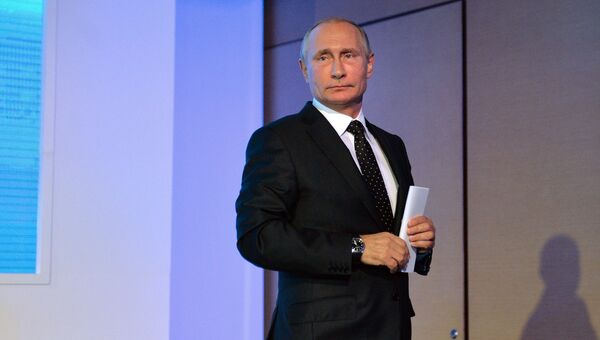 Президент РФ Владимир Путин на инвестиционном форуме ВТБ Капитал Россия зовет! Президент РФ Владимир Путин на инвестиционном форуме ВТБ Капитал Россия зовет!