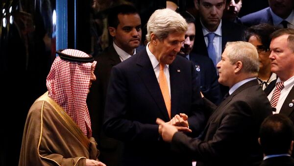 Госсекретарь США Джон Керри после переговоров по Сирии в Лозанне Госсекретарь США Джон Керри после переговоров по Сирии в Лозанне
