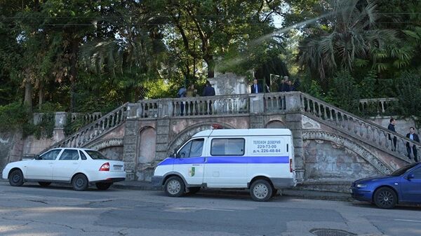 Полицейский автомобиль, Абхазия Полицейский автомобиль, Абхазия