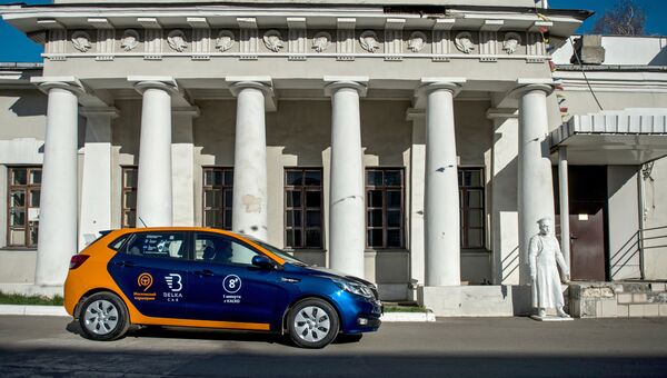 Автомобиль сервиса московского каршеринга Belkacar. Архивное фото Автомобиль сервиса московского каршеринга Belkacar. Архивное фото