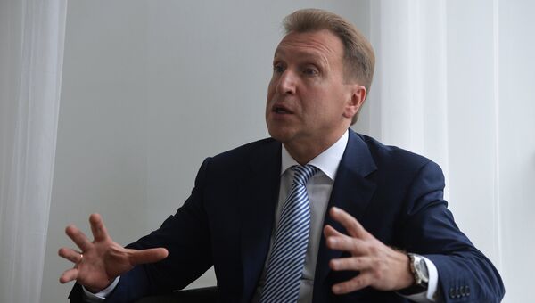 Первый заместитель председателя правительства РФ Игорь Шувалов. Архивное фото Первый заместитель председателя правительства РФ Игорь Шувалов. Архивное фото