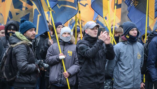 Марш активистов Азова в Киеве. 21 ноября 2016 Марш активистов Азова в Киеве. 21 ноября 2016