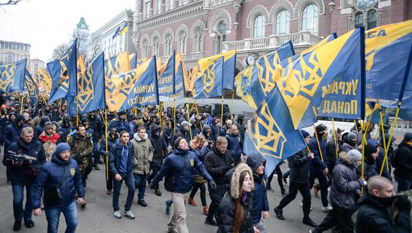 Марш активистов Азова в Киеве. 21 ноября 2016 Марш активистов Азова в Киеве. 21 ноября 2016