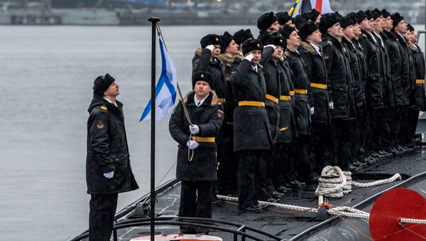 Торжественная церемония передачи подлодки Колпино ВМФ России на пристани АО Адмиралтейские верфи в Санкт-Петербурге Торжественная церемония передачи подлодки Колпино ВМФ России на пристани АО Адмиралтейские верфи в Санкт-Петербурге