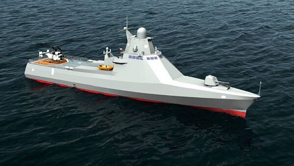 Модель патрульного корабля проекта 22160 Модель патрульного корабля проекта 22160