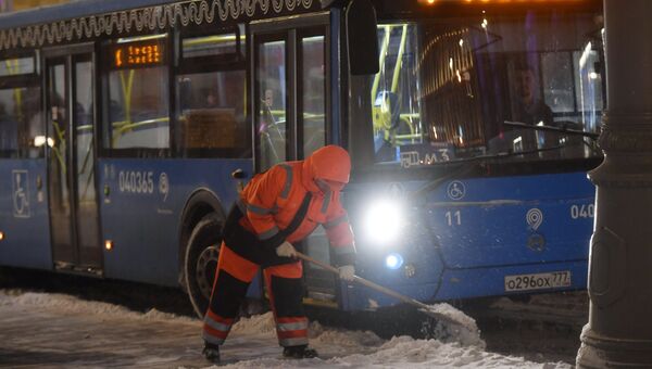 Снегопад в Москве Снегопад в Москве