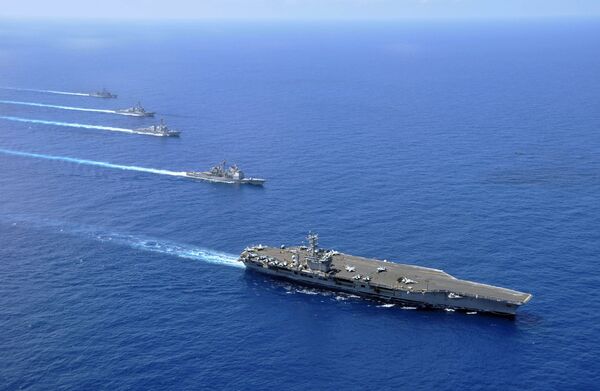 Авианосная группа 7-го флота ВМС США в Южно-Китайском море Авианосная группа 7-го флота ВМС США в Южно-Китайском море