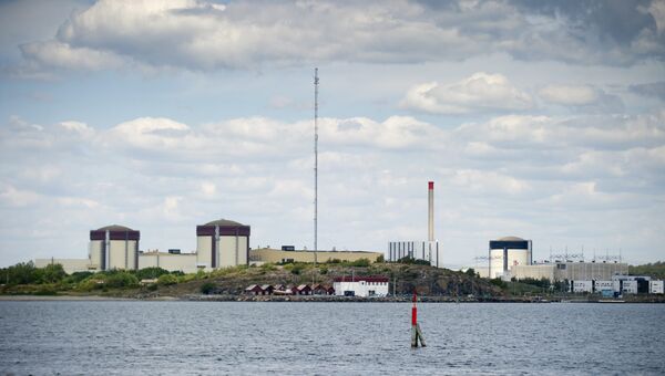 Атомная электростанция Рингхальс на полуострове Варо, Швеция. Архивное фото Атомная электростанция Рингхальс на полуострове Варо, Швеция. Архивное фото