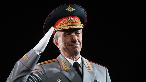 Главный военный дирижер вооруженных сил РФ Валерий Халилов. Архивное фото Главный военный дирижер вооруженных сил РФ Валерий Халилов. Архивное фото