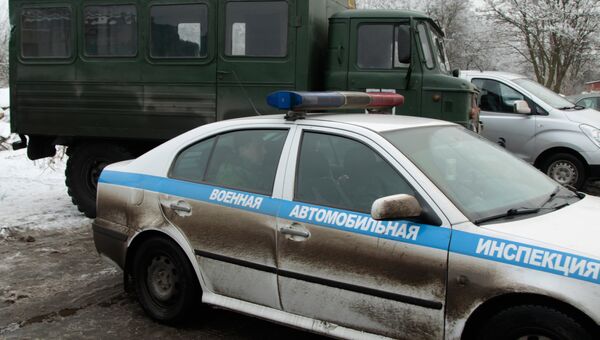 Военная автоинспекция на блок-посту на окраине Горловки Донецкой области, где произойдет обмен военнопленными между ДНР и Украиной Военная автоинспекция на блок-посту на окраине Горловки Донецкой области, где произойдет обмен военнопленными между ДНР и Украиной