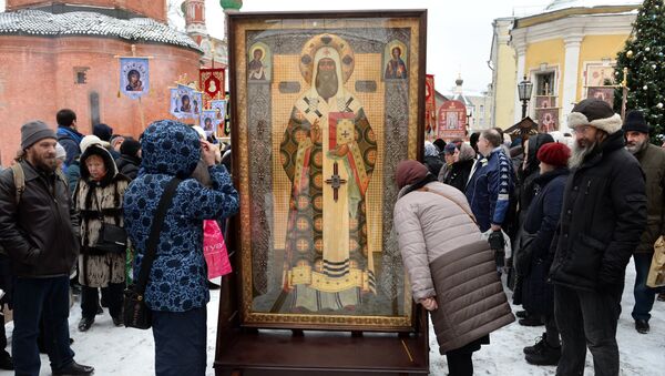 Крестный ход памяти святителя Петра в Москве Крестный ход памяти святителя Петра в Москве