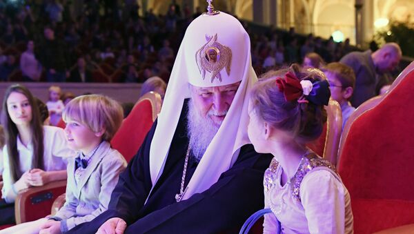 Патриаршая Рождественская елка в храме Христа Спасителя Патриаршая Рождественская елка в храме Христа Спасителя
