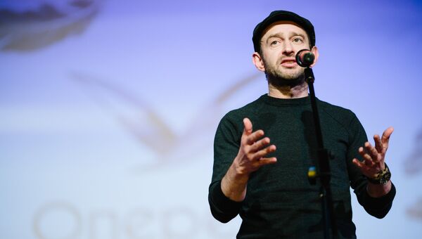 Актер Константин Хабенский на церемонии открытия студии творческого развития CLEVER в Иванове Актер Константин Хабенский на церемонии открытия студии творческого развития CLEVER в Иванове