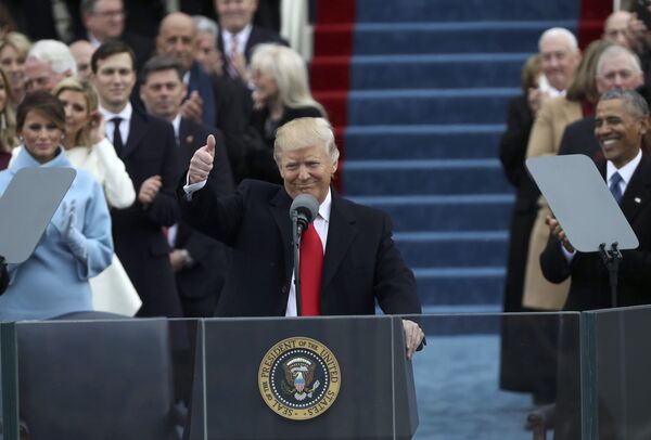 Президент США Дональд Трамп. 20 января 2017 Президент США Дональд Трамп. 20 января 2017
