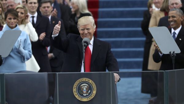 Президент США Дональд Трамп. 20 января 2017 Президент США Дональд Трамп. 20 января 2017