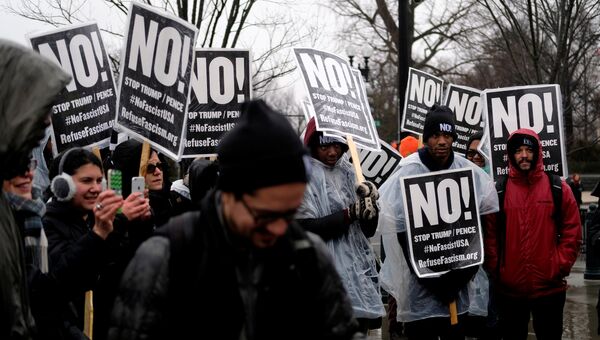 Протесты против Дональда Трампа в Вашингтоне. 23 января 2017 года Протесты против Дональда Трампа в Вашингтоне. 23 января 2017 года