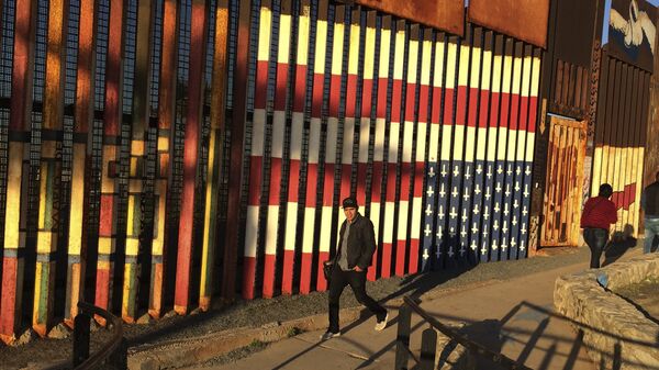 Пограничное ограждение Мексика-США Пограничное ограждение Мексика-США