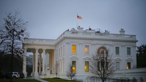 Здание Белого дома в Вашингтоне, США. Архивное фото Здание Белого дома в Вашингтоне, США. Архивное фото