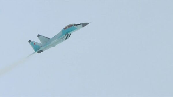 Первый демонстрационный полет новейшего истребителя МиГ-35 в Луховицах Первый демонстрационный полет новейшего истребителя МиГ-35 в Луховицах