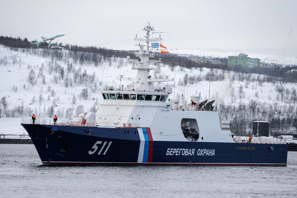 Встреча пограничного сторожевого корабля Полярная звезда в Мурманске Встреча пограничного сторожевого корабля Полярная звезда в Мурманске