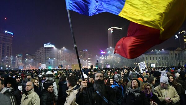 Акции протеста в Румынии Акции протеста в Румынии